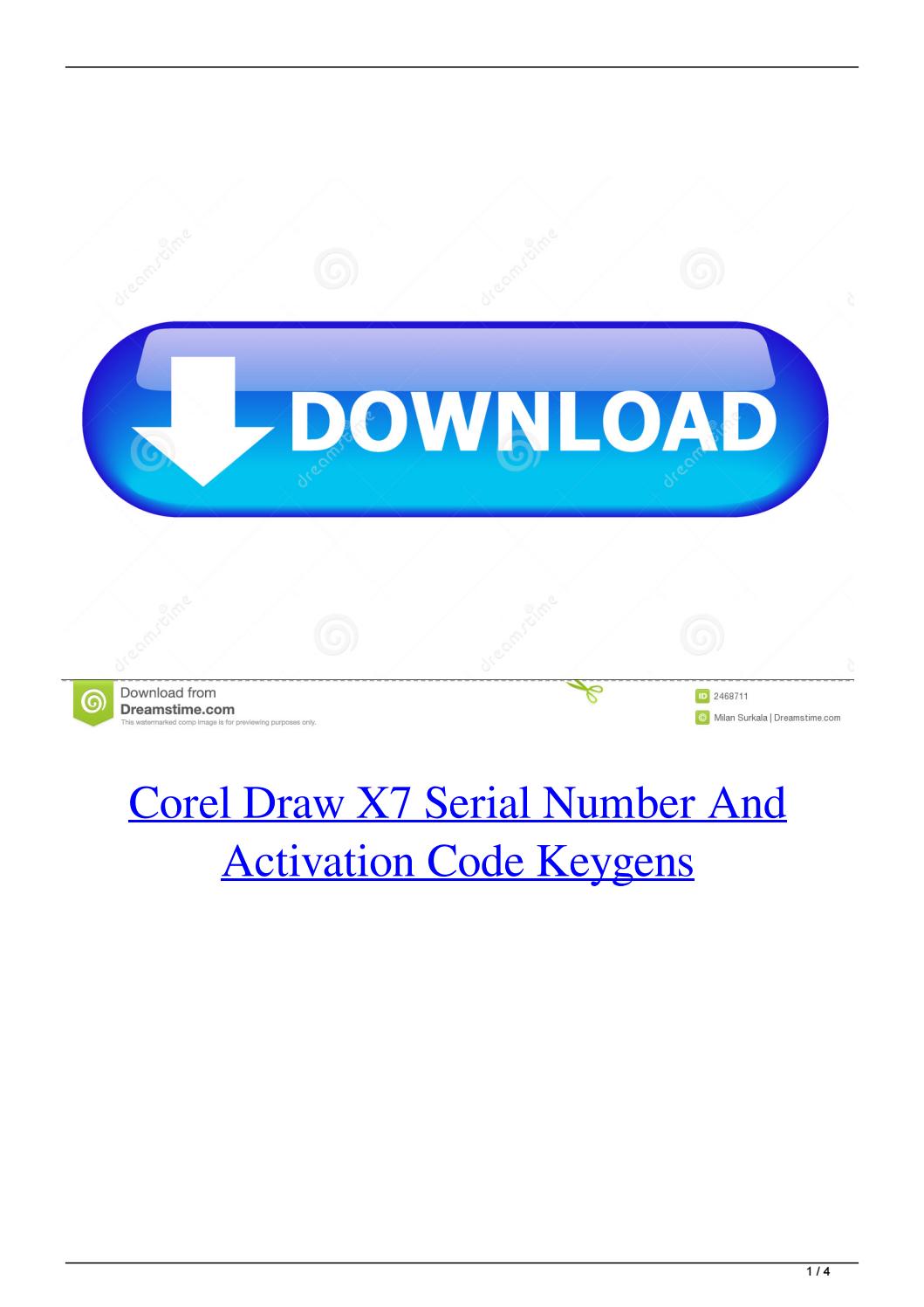 Corel draw x5 serial number and activation code free